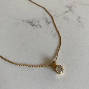 Delicate necklace perfect for layering.